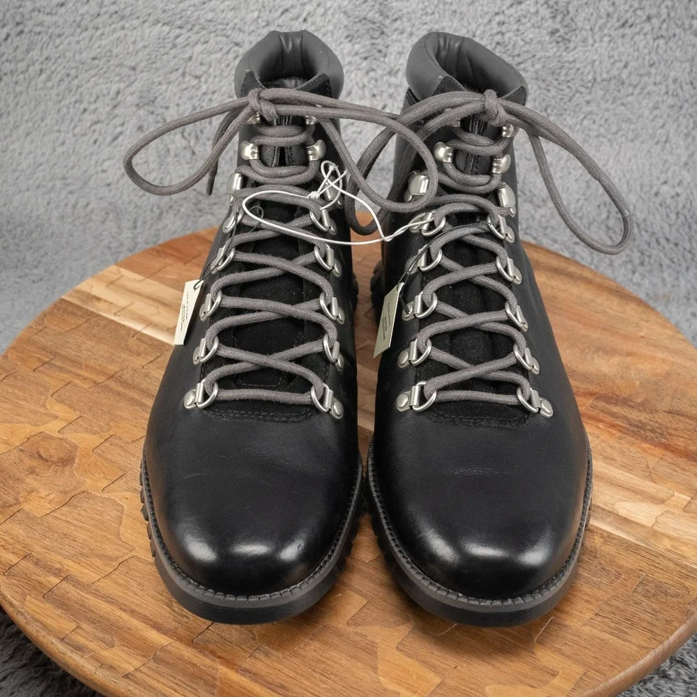 Cole Haan Zerogrand Water Resistant Black Hiking Boot Size 9.5 M C35594